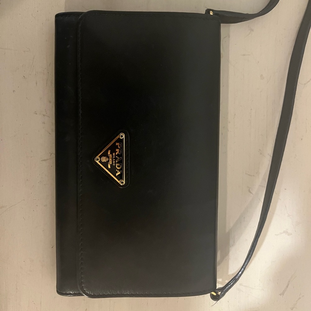 Prada Milano evening bag in black